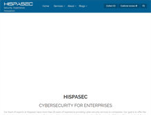 Tablet Screenshot of hispasec.com